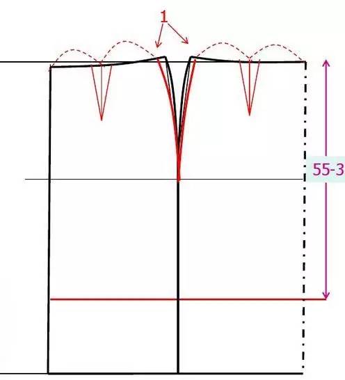 直筒裙的结构变化与制图-服装服装工艺-服装设计网