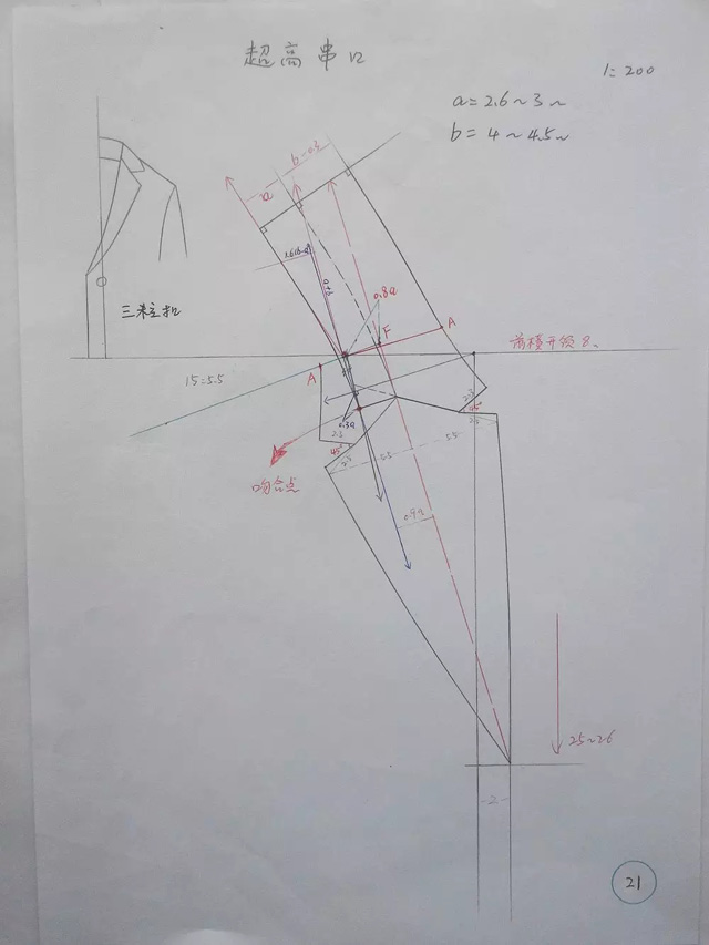 87张高清领子制版的手工笔记