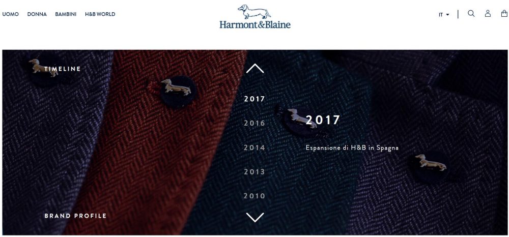 意大利高端休闲服装品牌harmontblaine2018年销售额达9300万欧元