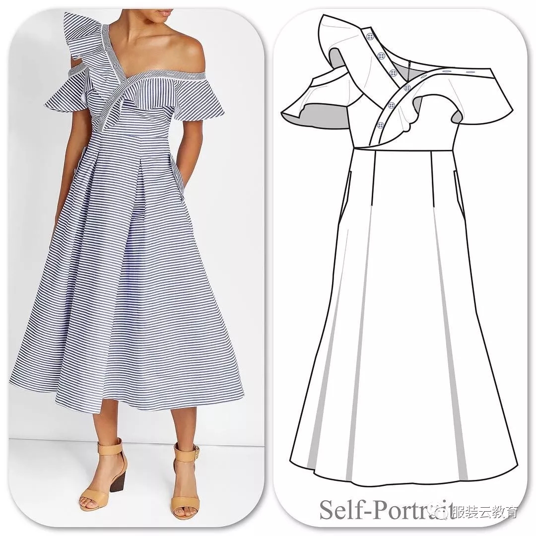 素材精选 | 80张大牌连衣裙的款式图-服装设计-CFW服装设计网手机版