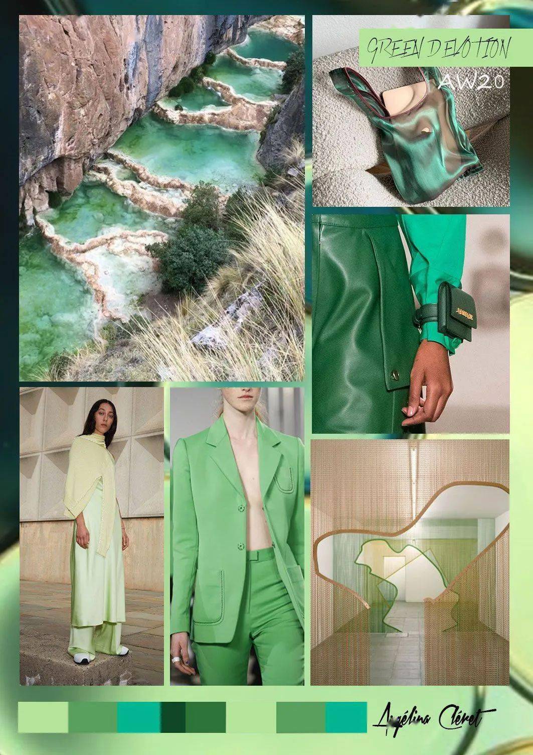 最难穿的绿色2020秋冬最流行 ？穿对了竟然可以这么美 ！-服装流行色彩-服装设计网
