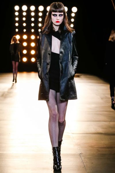 saintlaurent2015秋冬巴黎时装秀坏女孩就这么坏