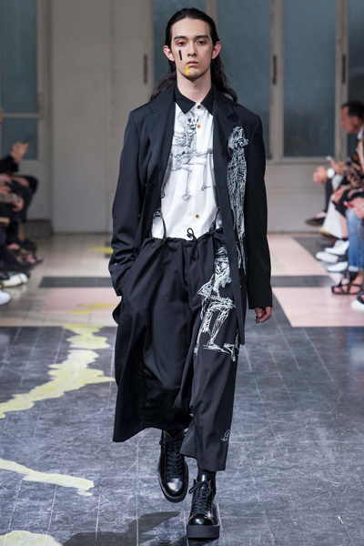 yohji yamamoto 2016春夏男装 简约有韵味的时尚男