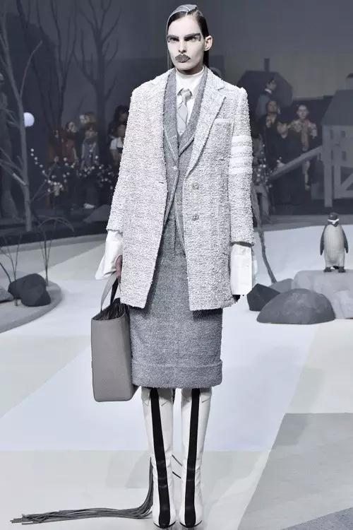 thombrowne2017秋冬女装秀诡谲沉寂的极地探秘