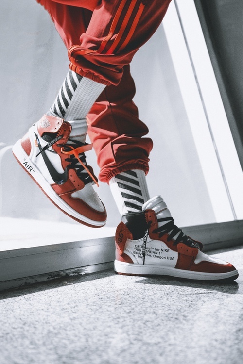 off-white x air jordan 1 联名鞋款上脚一览