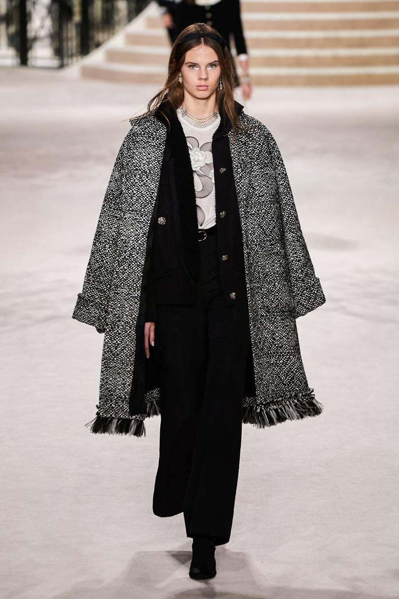香奈儿2020秋冬,香奈儿2020秋冬时装秀 香奈儿的黑白浪漫丨chanel 2020秋冬早秋系列