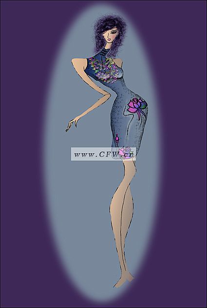 旗袍-婚纱礼服设计-服装设计
