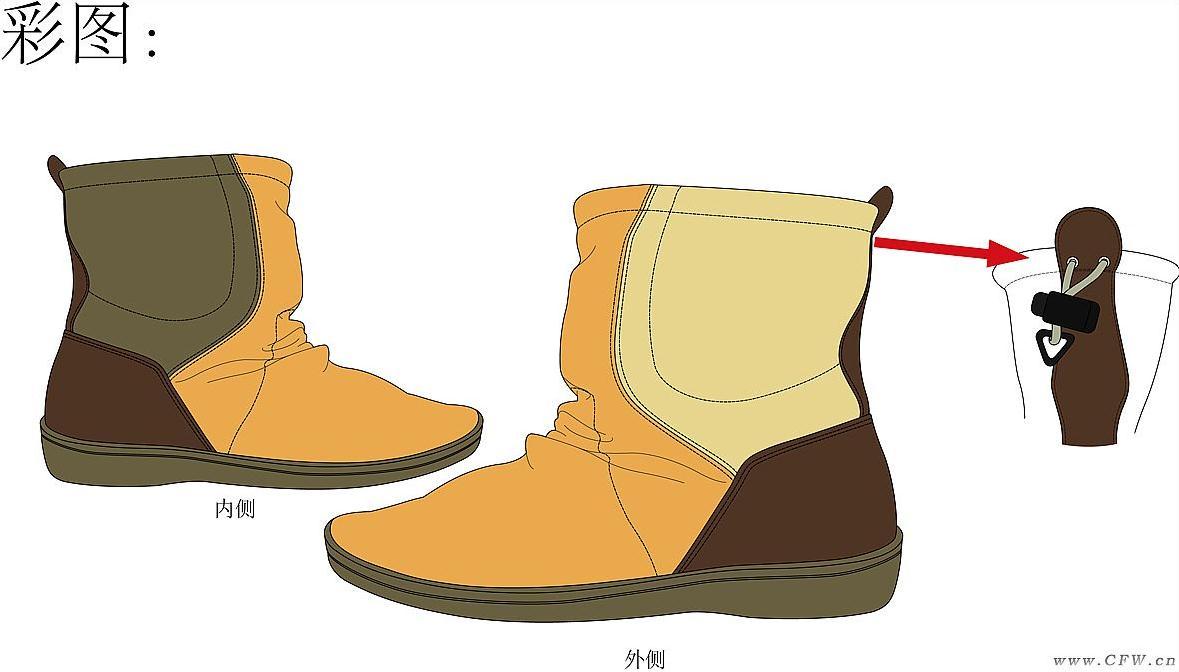 女装鞋作品-女装鞋款式图