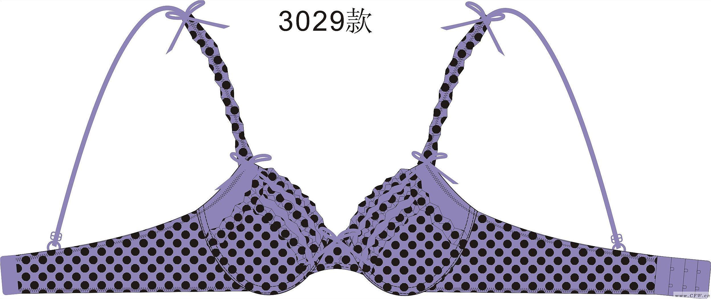 文胸作品-文胸款式图