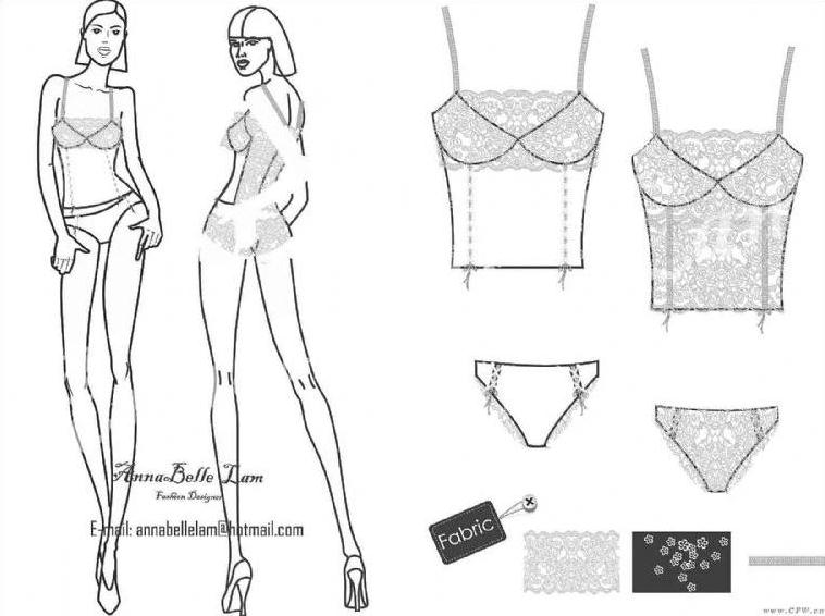 lingerie design作品-lingerie design款式图