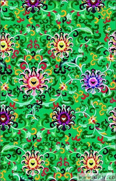 数码印花  传统绣花作品-数码印花  传统绣花款式图