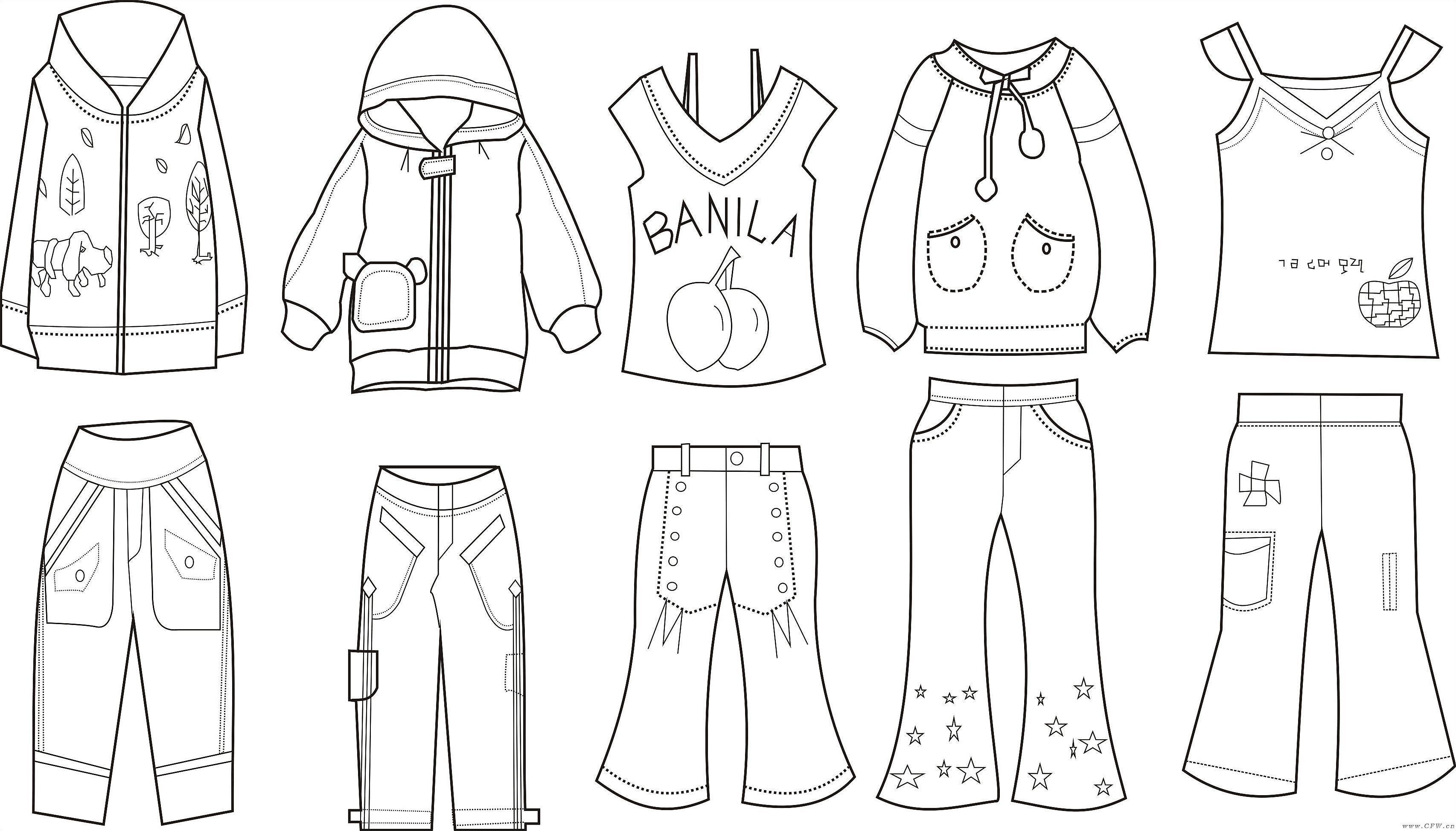 校园系列(校服设计图)班服设计-童装设计-服装设计