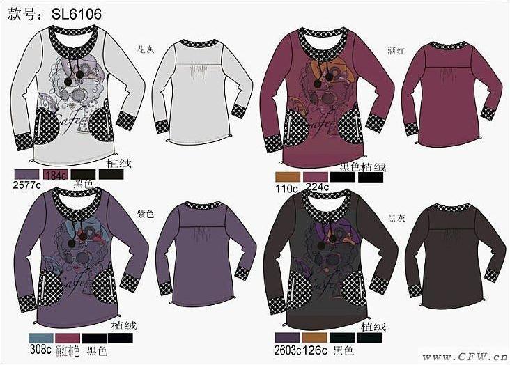 女t设计图稿作品-女t设计图稿款式图