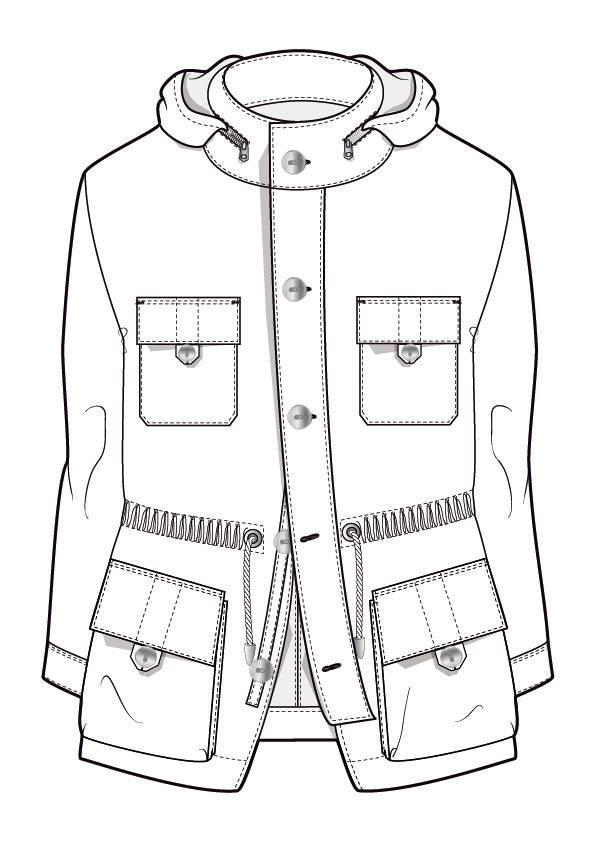 男风衣外套服装款式图衣服款式图收集