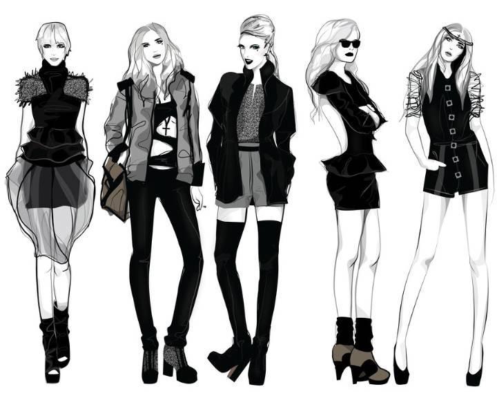 女时装设计-女装设计-服装设计