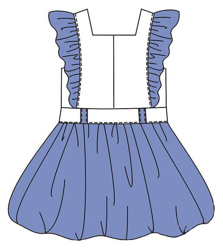 童装连衣裙子款式图-童装设计