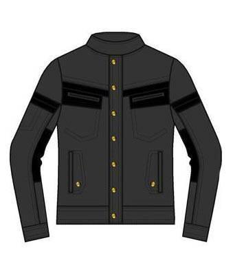 夹克款式图-男装设计-服装设计
