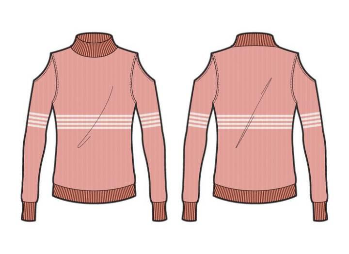 毛衣款式-毛衫针织设计-服装设计