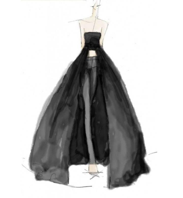 礼服图稿搜集
