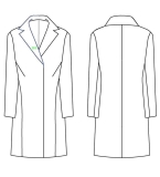 女装上衣设计手稿图-女装上衣款式效果图-cfw服装设计