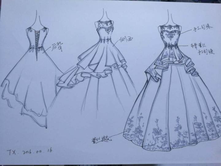 婚纱礼服-婚纱礼服设计-服装设计