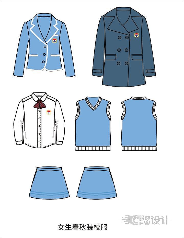 贵族幼儿园校服-童装设计-服装设计