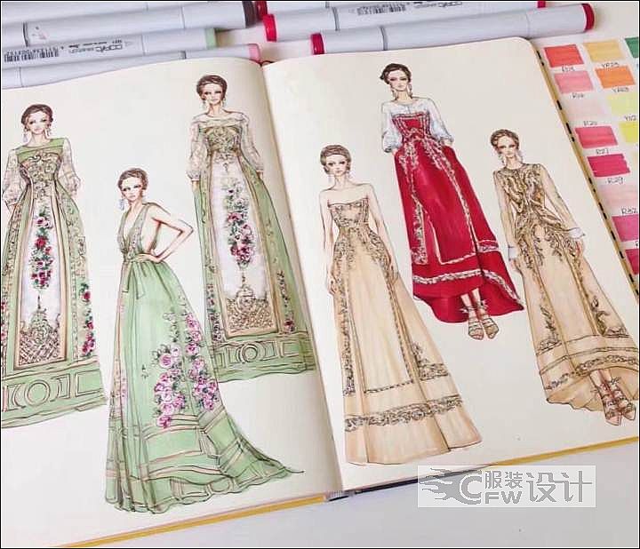 超美礼服作品-超美礼服款式图