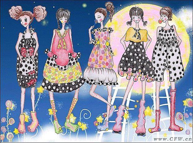 糖果派对-童装设计-服装设计