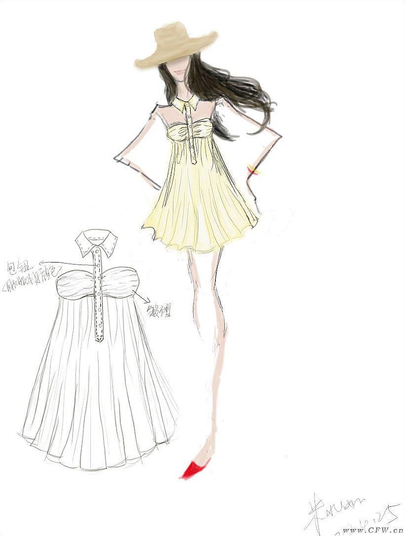 夏天来了-女装设计-服装设计