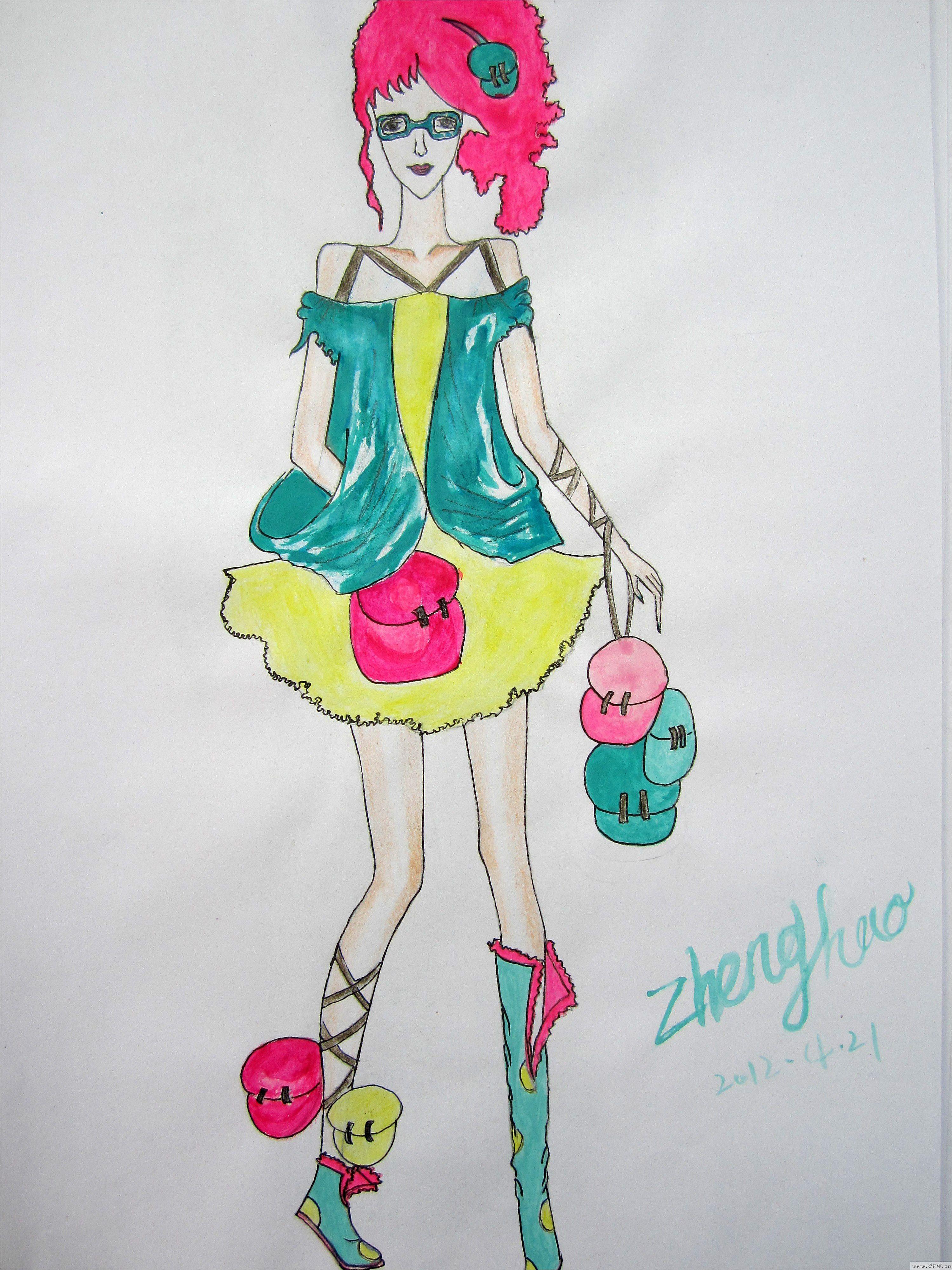 青春-女装设计-服装设计