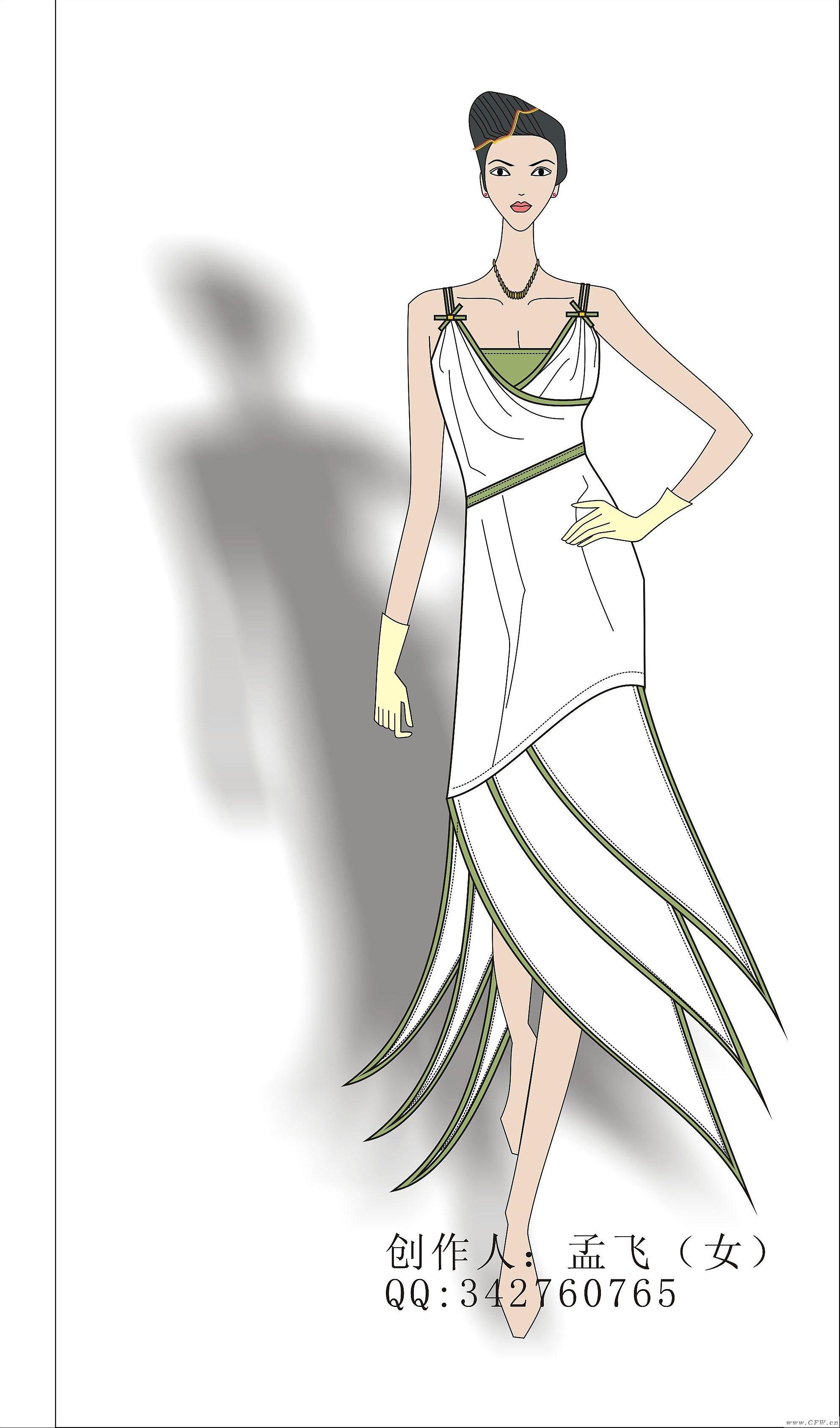 绽放青春-女装设计-服装设计