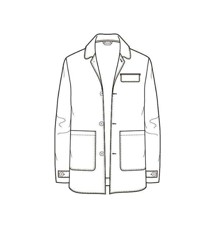 外套款式图