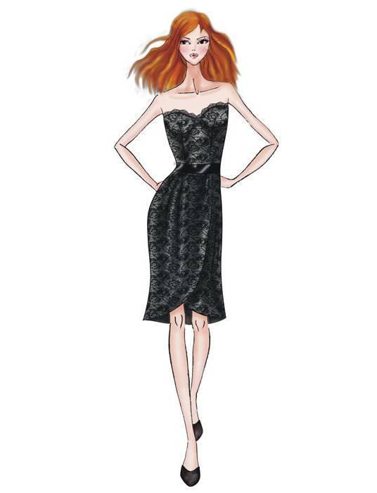 蕾丝连衣裙子-女装设计-服装设计