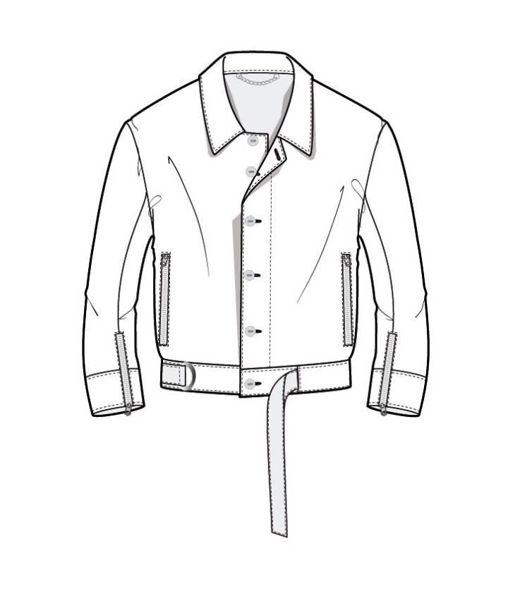 外套款式图-男装设计-服装设计