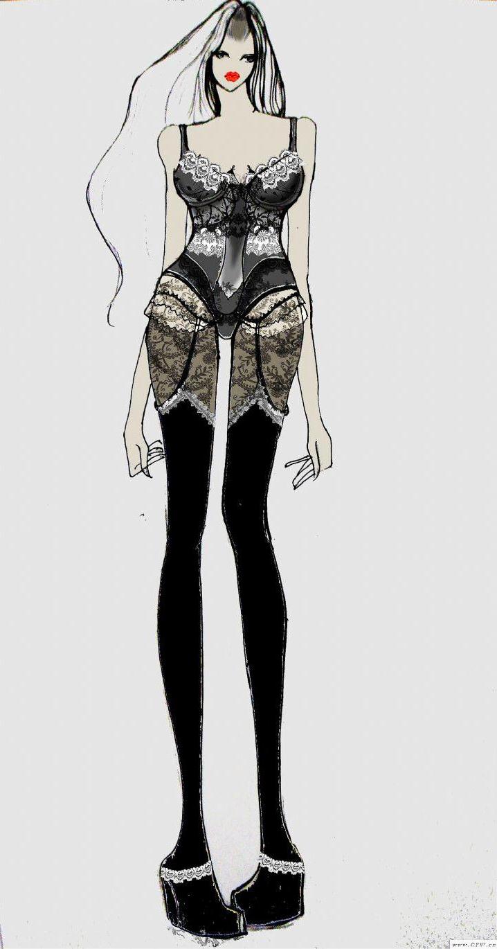 内衣系列-内衣作品设计-服装设计