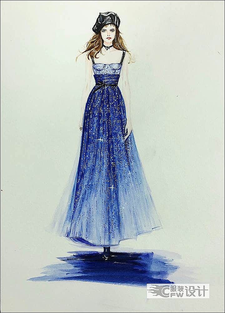 黄晓佳临摹手绘效果图