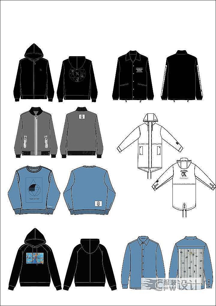 春季款图作品-春季款图款式图